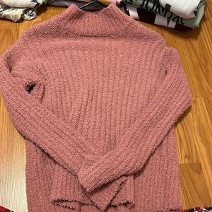 long sleeve soft half turtle neck